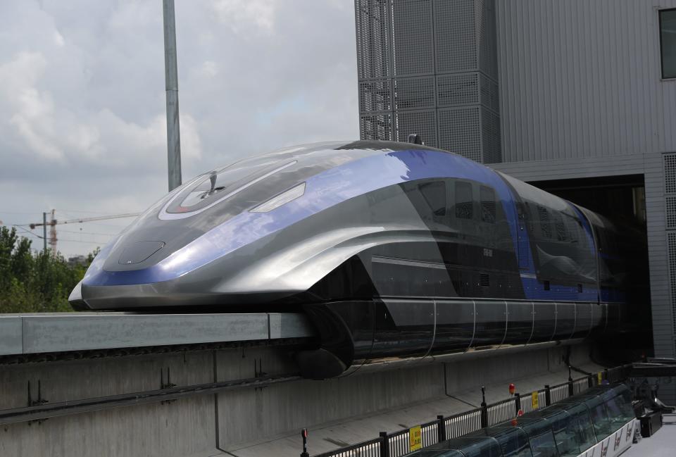 China's 600 km/h high-speed maglev transportation system