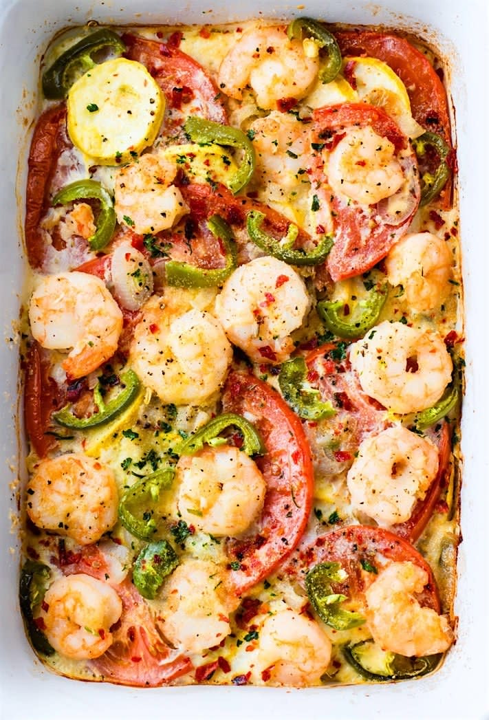 Jalapeño Shrimp and Veggie Bake from Cotter Crunch