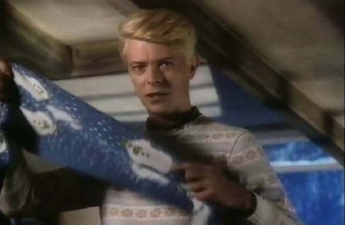 David Bowie in 1982's 'The Snowman' (credit: Universal)