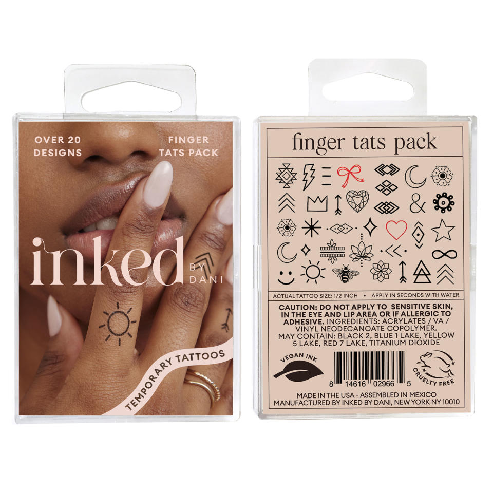 Inked By Dani updated packaging and tattoos.