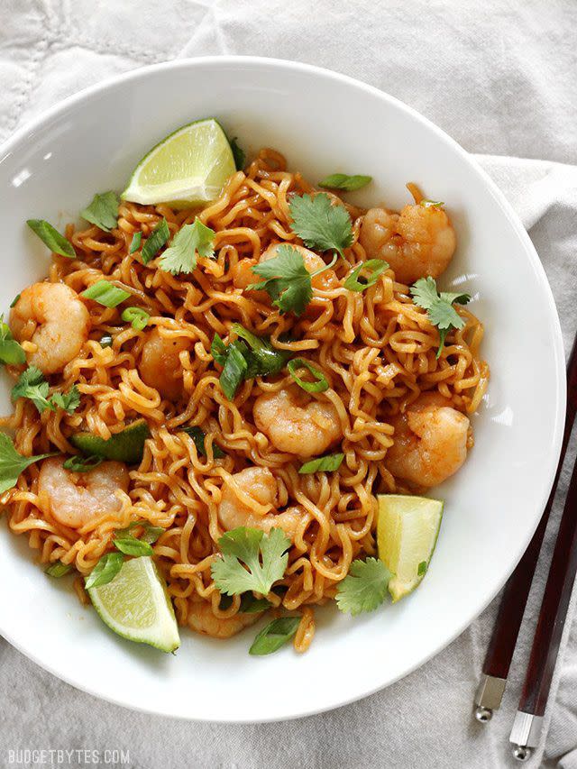 Lime Shrimp Dragon Noodles