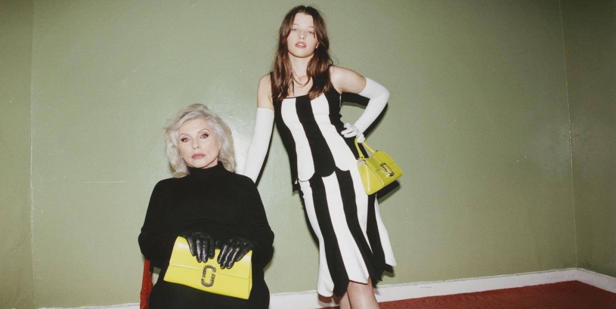 debbie harry and ever anderson marc jacobs st marc bag campaign