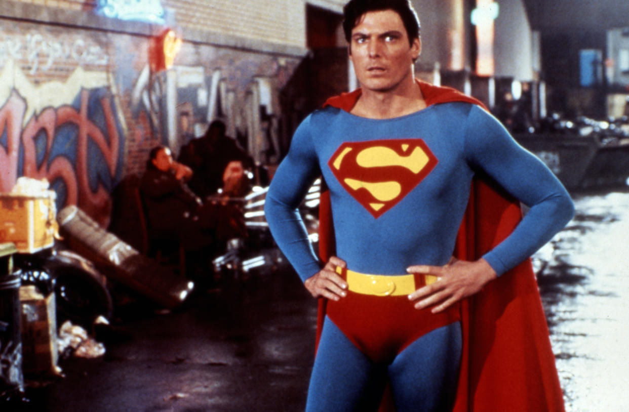 Christopher Reeve as Superman in 1983's Superman III. (Photo: Warner Bros./ Courtesy: Everett Collection)