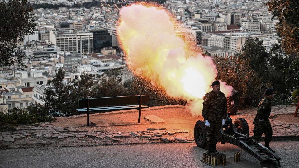 Greek soldiers.