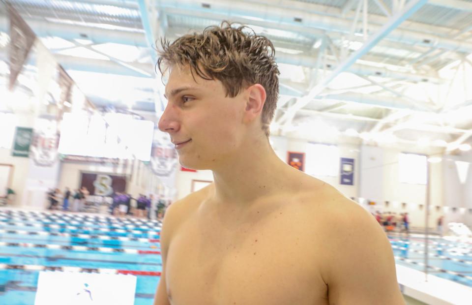 Says Will McClelland of Barrington's team victory on Saturday: “We’ve got football players on this team, basketball players. We have year-round swimmers like myself, but I don’t think many people in this world could make it work, but Sandy [Gorham, head coach] has a fun way of doing it every single day.”
