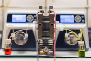 Flow-cell battery prototype developed by Harvard University