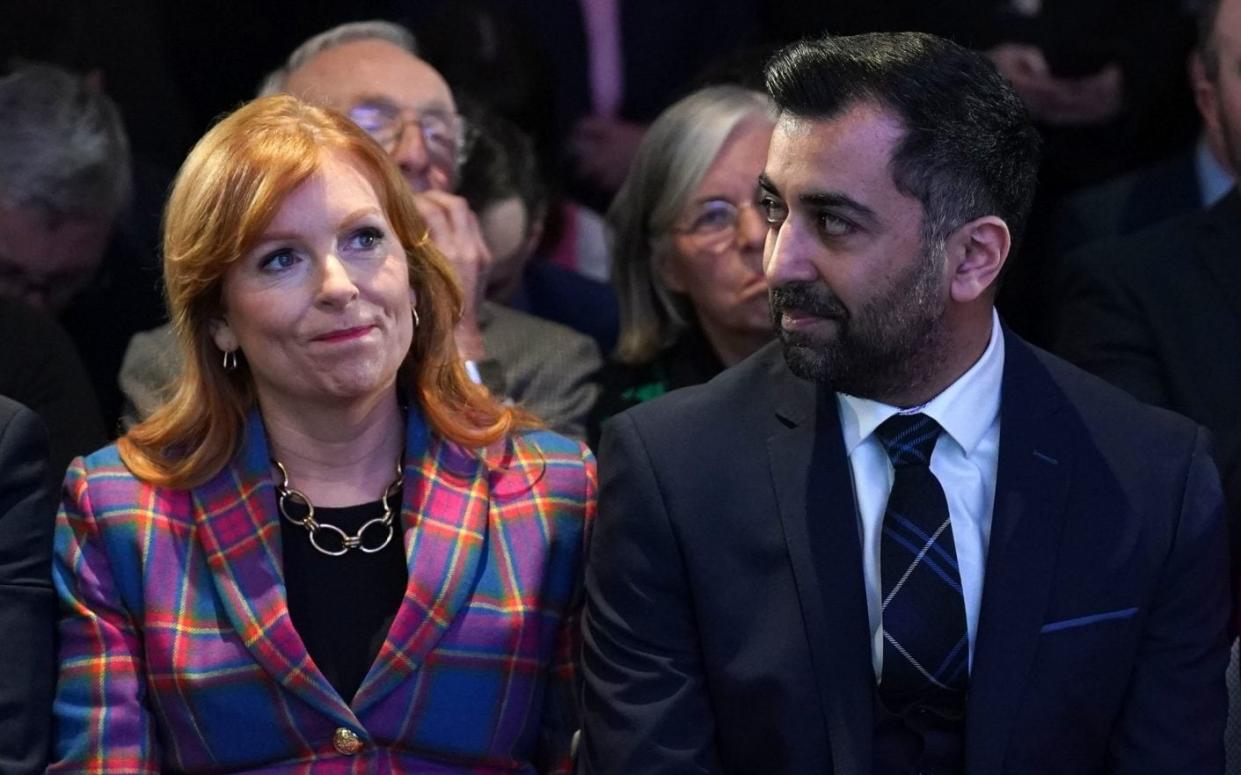 Ash Regan with Humza Yousaf