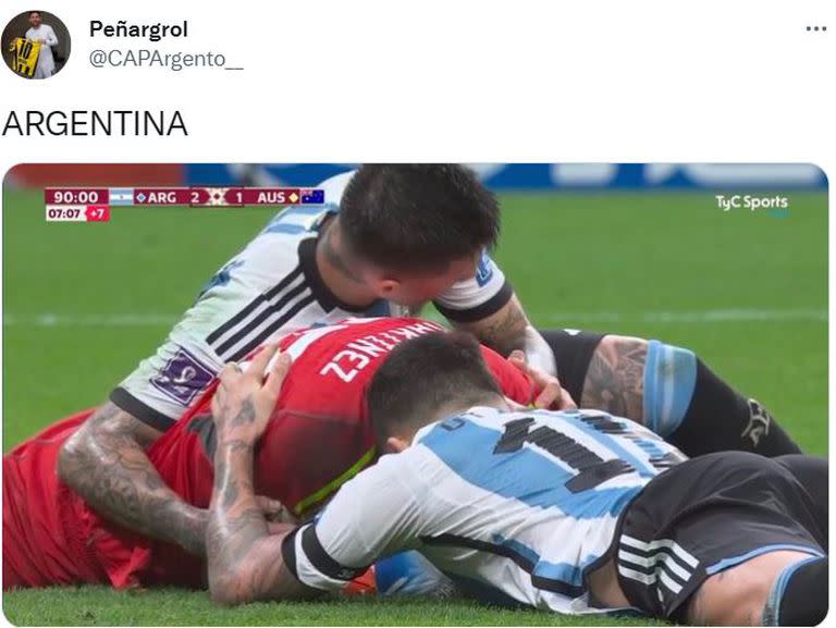 Los memes de la Argentina - Australia