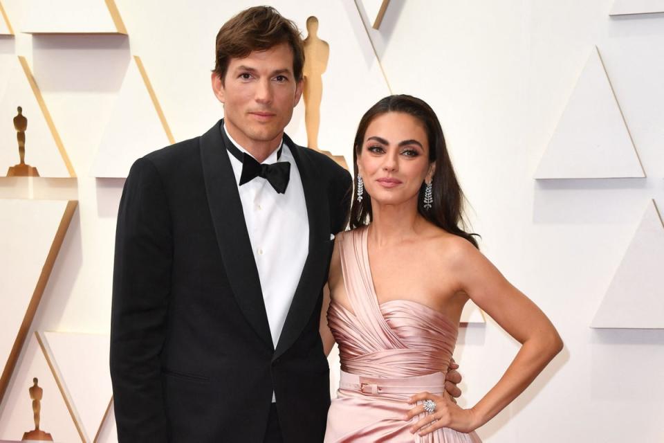 Ashton Kutcher and Mila Kunis (AFP/Getty)