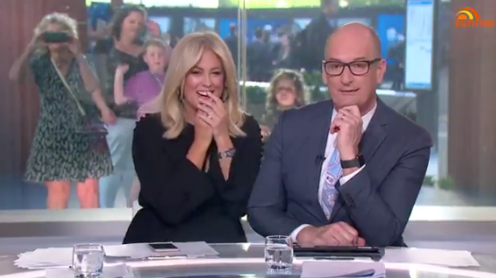 Sunrise host Samantha Armytage made a x-rated blunder on live TV on Tuesday. Photo: Channel Seven