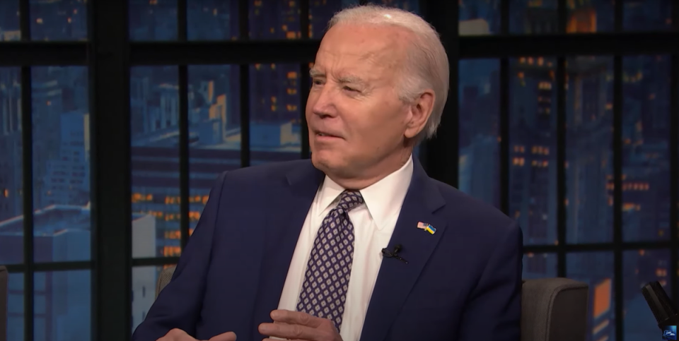 Joe Biden spoke about Gaza during his appearance on ‘Late Night with Seth Meyers’ (Late Night with Seth Meyers)