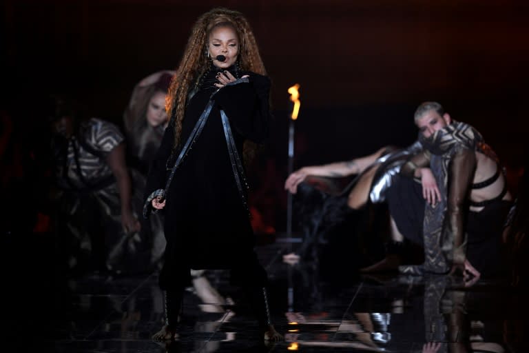 US singer Janet Jackson -- seen her performing at the MTV Europe Music Awards in Bilbao on November 4, 2018 -- has earned a spot in the Rock and Roll Hall of Fame