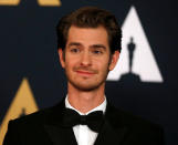 FILE PHOTO: Actor Andrew Garfield arrives at the 8th Annual Governors Awards in Los Angeles, California, U.S., November 12, 2016. REUTERS/Mario Anzuoni/ File Photo