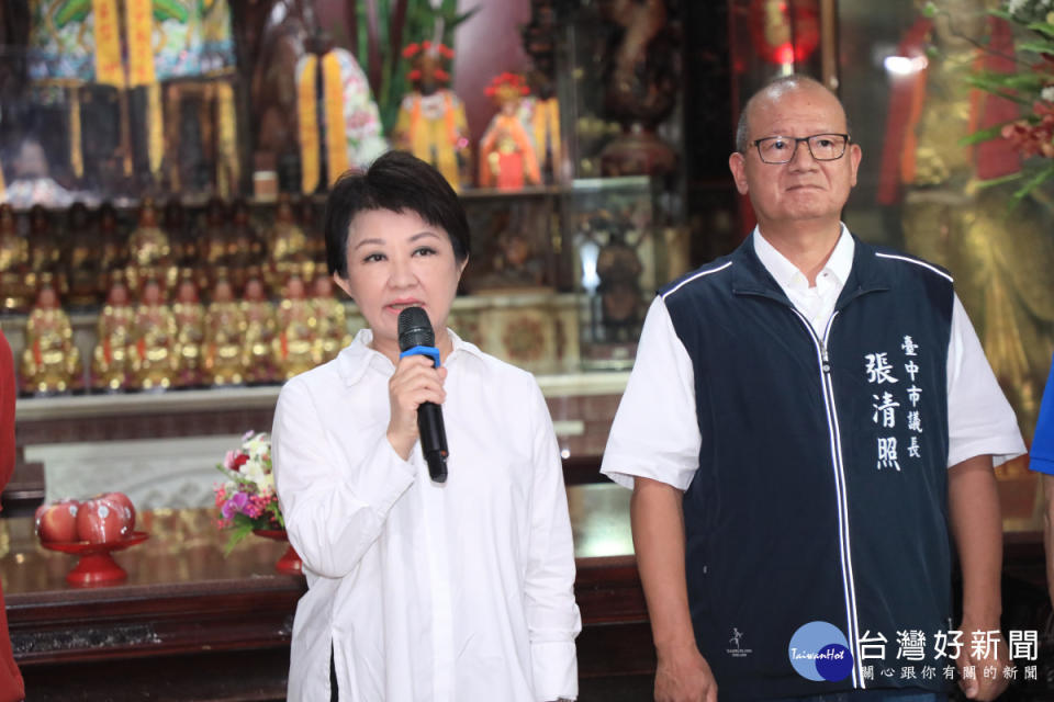 台中市長盧秀燕感謝各界捐款協助重建花蓮。