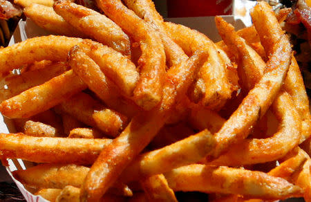 FILE PHOTO: French fries in Hollywood, U.S., October 3, 2007. REUTERS/Lucy Nicholson/File Photo