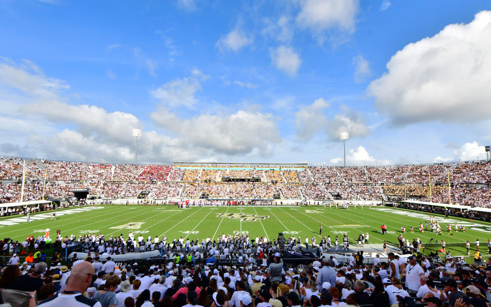 ORLANDO, FLORIDA - SEPTEMBER 14: A general view of Spectrum Stadium during the first half of a football game between the UCF Knights and the Stanford Cardinal on September 14, 2019 in Orlando, Florida. (Photo by Julio Aguilar/Getty Images)