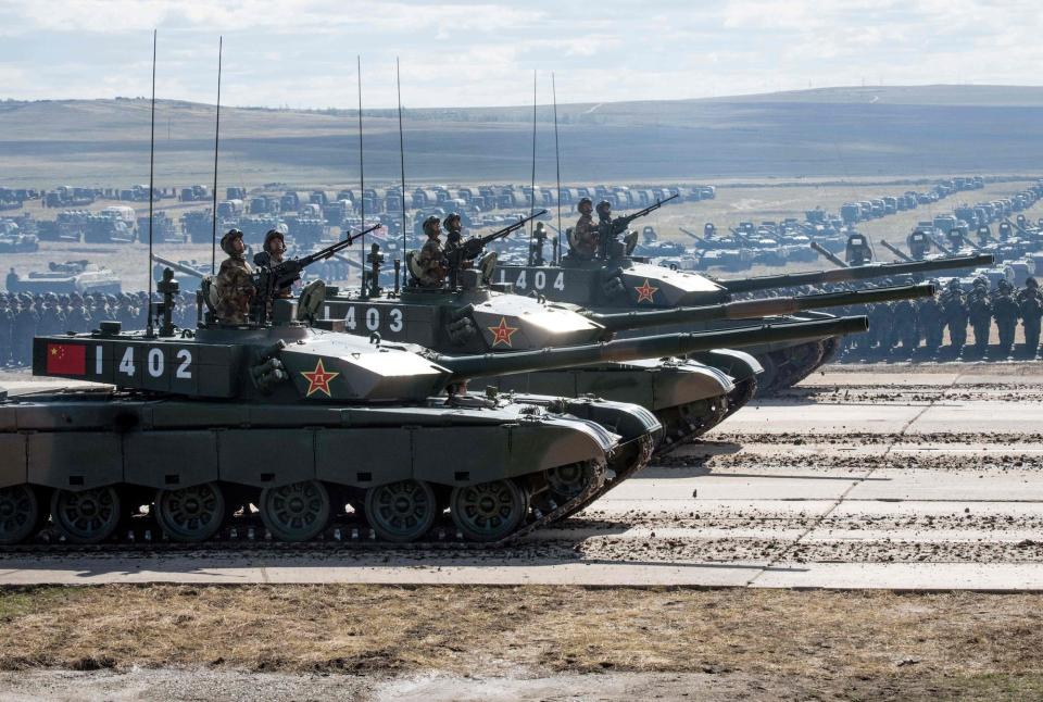 China sent only a few thousand troops to Russia's massive 2018 war game of an estimated 300,000 participants.