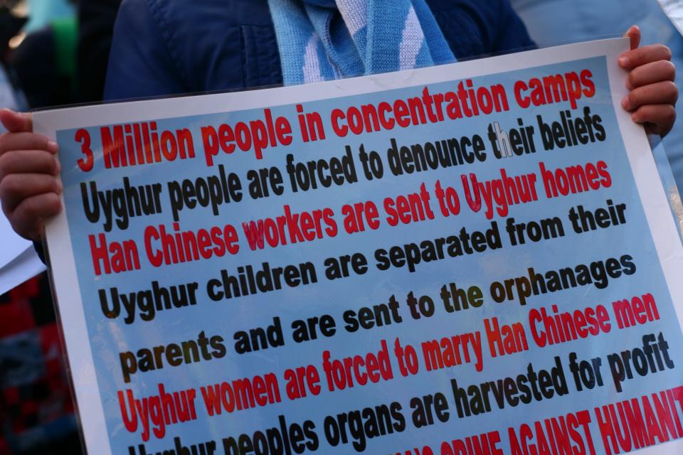 pro-uyghur protest