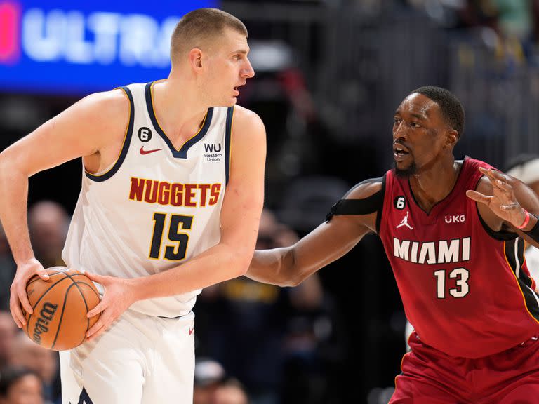 Jokic vs. Bam Adebayo será el duelo de pivotes en la serie en la que Denver tendrá ventaja de localía frente a Miami.