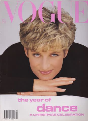 <p>Patrick Demarchelier/Vogue Magazine</p> Princess Diana on the cover of 'Vogue' in the December 1991 issue