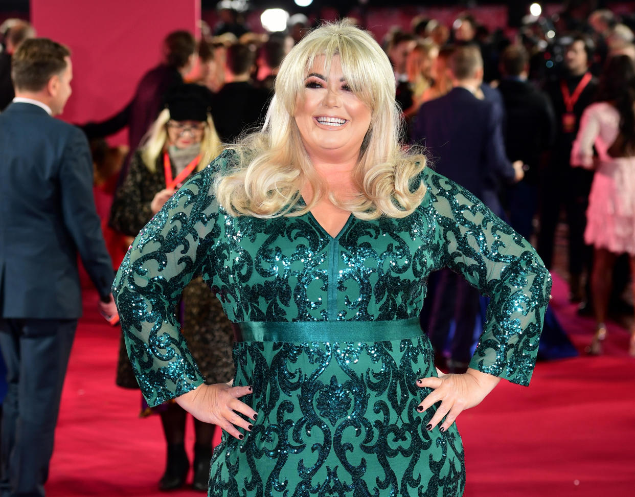 File photo dated 12/11/2019 of Gemma Collins whi has compared herself to Marilyn Monroe ahead of the launch of her new TV programme.