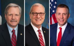  From left, Sen. John Hoeven, Sen. Kevin Cramer and Rep. Kelly Armstrong. (Photos provided)