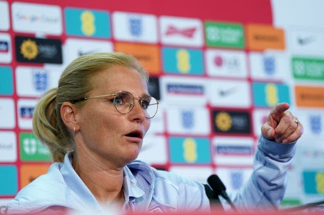 Wiegman's side play their first Euros warm-up match on Thursday, against Belgium at Molineux (Nick Potts/PA).