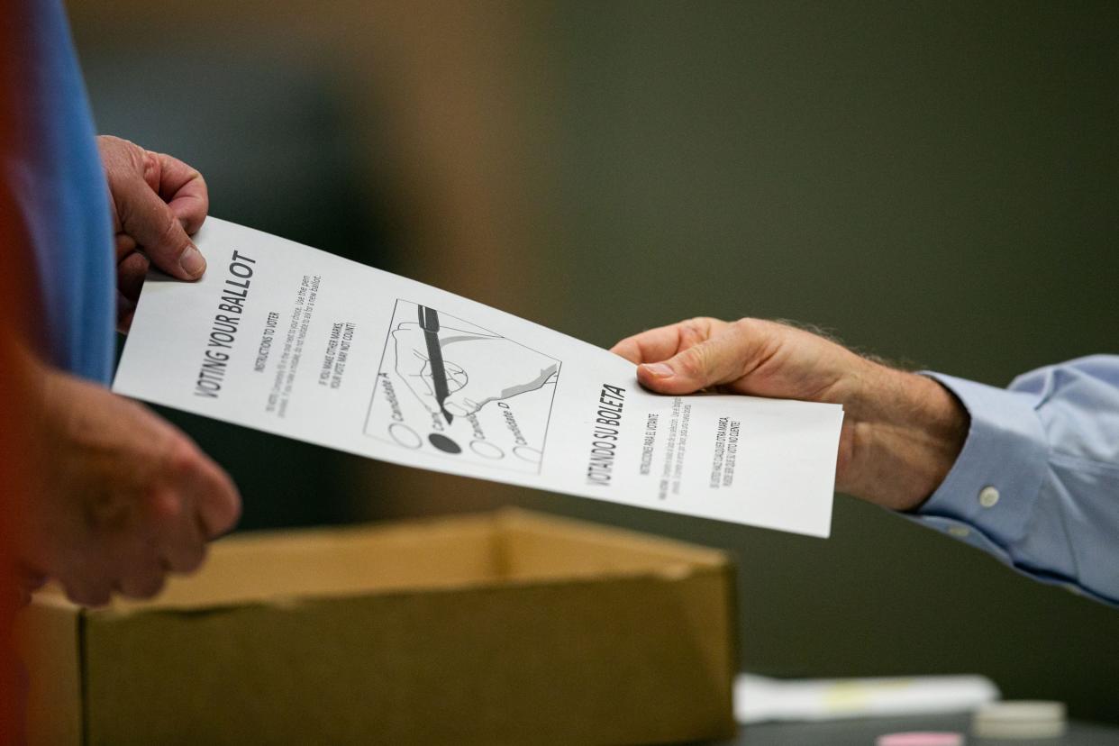 Leon County residents cast their ballots at the Sue McCollum Community Center for the midterm elections on Tuesday, Nov. 8, 2022.