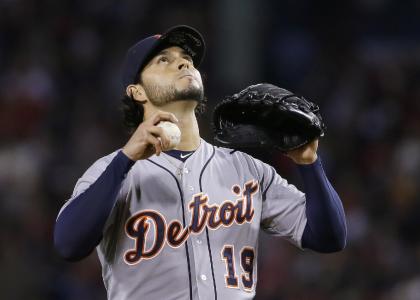 Anibal Sanchez's six no-hit innings came with plenty of stress. (AP)