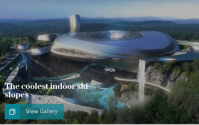 the coolest indoor ski slopes