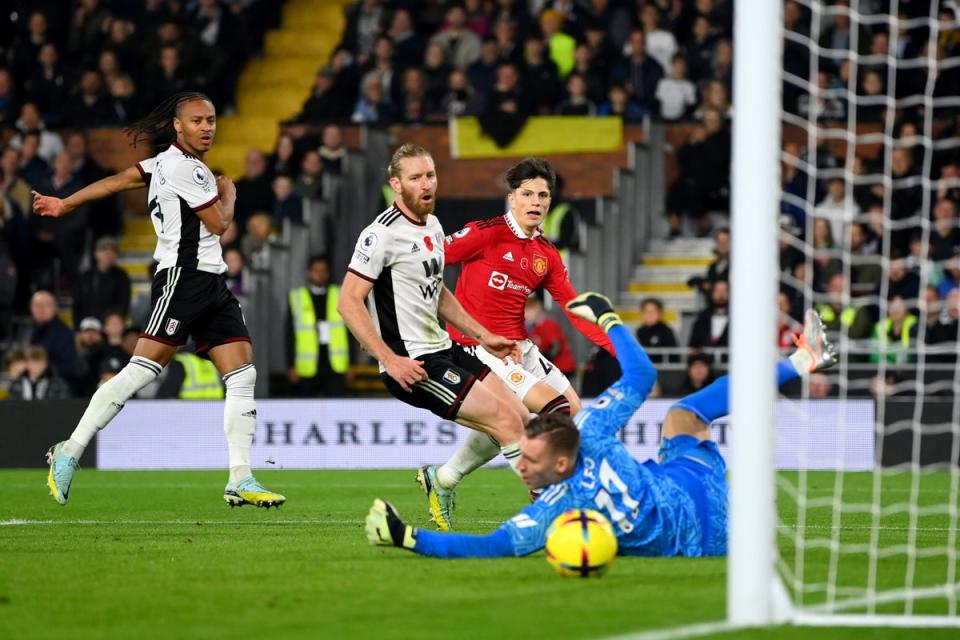 Leno in Action for Fulham this season (Getty Images)