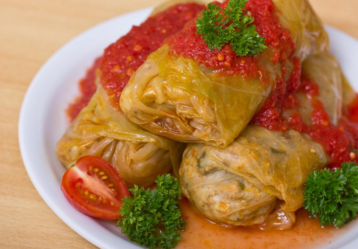 Stuffed cabbage rolls