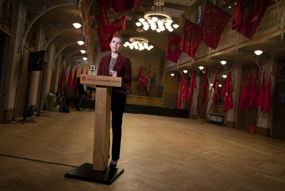 Mette Frederiksen, Ministerpräsidentin von Dänemark. Foto: Liselotte Sabroe / Ritzau Scanpix / AP/ dpa