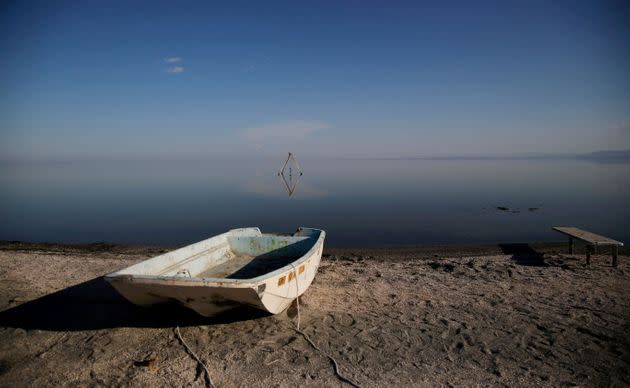 California's worst drought since 1977 has affected the Salton Sea, California's largest inland lake and an area already in decline. (Photo: Aude Guerrucci via Reuters)