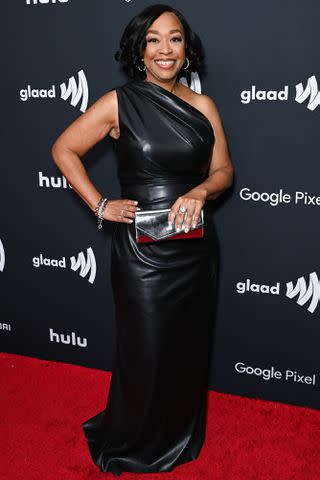 <p>Jon Kopaloff/Getty</p> Shonda Rhimes attends the 35th Annual GLAAD Media Awards