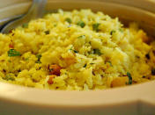 <p><b>Poha</b> (flattened rice): Poha is simple to make and takes very little time too. “Add veggies like peas, and perhaps even carrots into your poha to make it more nutritious,” says Dr Prasad. Keep some roasted groundnuts handy to add that extra zing to your poha, groundnuts are also healthy as they pack in antioxidants, folate and a host of other nutrients.</p> <p>You may also like:<br><br> <a href="http://us.lrd.yahoo.com/_ylt=Ap17iKyYkgGrtTTD1715mV0_wuR_;_ylu=X3oDMTFqaGFmbHBnBG1pdANBcnRpY2xlIEJvZHkEcG9zAzUEc2VjA01lZGlhQXJ0aWNsZUJvZHlBc3NlbWJseQ--;_ylg=X3oDMTJwNWtrdHFjBGludGwDaW4EbGFuZwNlbi1pbgRwc3RhaWQDMWMyMTFlMDItYWUyYi0zZDcxLTg5MjQtM2U0YzQ3ZjUyMzNmBHBzdGNhdANoZWFsdGgEcHQDc3RvcnlwYWdl;_ylv=0/SIG=132nn4in2/EXP=1340853960/**http%3A//www.mdhil.com/smoothie-recipe-how-to-make-a-banana-strawberry-smoothie/" data-ylk="slk:Video: How to make a banana strawberry smoothie;elm:context_link;itc:0;sec:content-canvas" class="link ">Video: How to make a banana strawberry smoothie</a><br> <a href="http://us.lrd.yahoo.com/_ylt=ArTISaxWNKXq9BdvtIJN32U_wuR_;_ylu=X3oDMTFqY2dxYjVxBG1pdANBcnRpY2xlIEJvZHkEcG9zAzYEc2VjA01lZGlhQXJ0aWNsZUJvZHlBc3NlbWJseQ--;_ylg=X3oDMTJwNWtrdHFjBGludGwDaW4EbGFuZwNlbi1pbgRwc3RhaWQDMWMyMTFlMDItYWUyYi0zZDcxLTg5MjQtM2U0YzQ3ZjUyMzNmBHBzdGNhdANoZWFsdGgEcHQDc3RvcnlwYWdl;_ylv=0/SIG=11uqeen0j/EXP=1340853960/**http%3A//www.mdhil.com/natural-wonders-oats/" data-ylk="slk:Natural wonders – oats;elm:context_link;itc:0;sec:content-canvas" class="link ">Natural wonders – oats</a><br> <a href="http://us.lrd.yahoo.com/_ylt=AvHv5gwc_w6LJPsiT5r4.jI_wuR_;_ylu=X3oDMTFqZG1vZW1rBG1pdANBcnRpY2xlIEJvZHkEcG9zAzcEc2VjA01lZGlhQXJ0aWNsZUJvZHlBc3NlbWJseQ--;_ylg=X3oDMTJwNWtrdHFjBGludGwDaW4EbGFuZwNlbi1pbgRwc3RhaWQDMWMyMTFlMDItYWUyYi0zZDcxLTg5MjQtM2U0YzQ3ZjUyMzNmBHBzdGNhdANoZWFsdGgEcHQDc3RvcnlwYWdl;_ylv=0/SIG=137nr9k4s/EXP=1340853960/**http%3A//www.mdhil.com/diabetic-friendly-breakfast-green-pancakes-and-tomato-chutney/" data-ylk="slk:Recipe: Diabetic-friendly breakfast – Green pancakes and tomato chutney;elm:context_link;itc:0;sec:content-canvas" class="link ">Recipe: Diabetic-friendly breakfast – Green pancakes and tomato chutney</a></p>