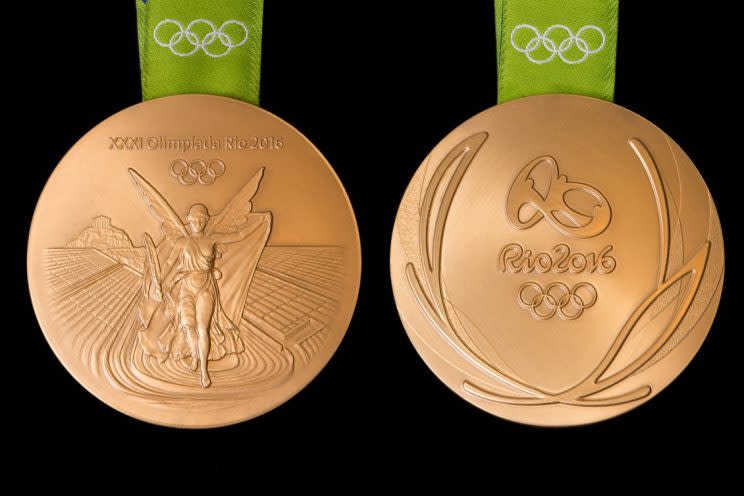 Olympic gold medal - Rio 2016 Games. Image credits: Rio 2016 | http://www.brasil2016.gov.br