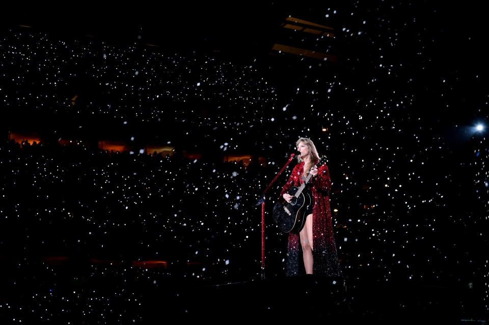 Taylor Swift performs onstage during the Taylor Swift | The Eras Tour at Lincoln Financial Field on May 12, 2023 in Philadelphia, Pennsylvania. (Lisa Lake/TAS23/Getty Images for TAS Rights Management)