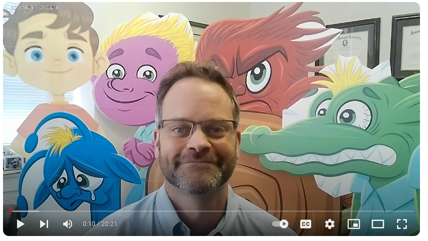 Licensed professional counselor Dustin Wright created the Happy Hobble Books video series to accompany, 'My Temper Taming Workbook...For Us,' a workbook that helps young people experiencing anger and the adult who is trying to help.
