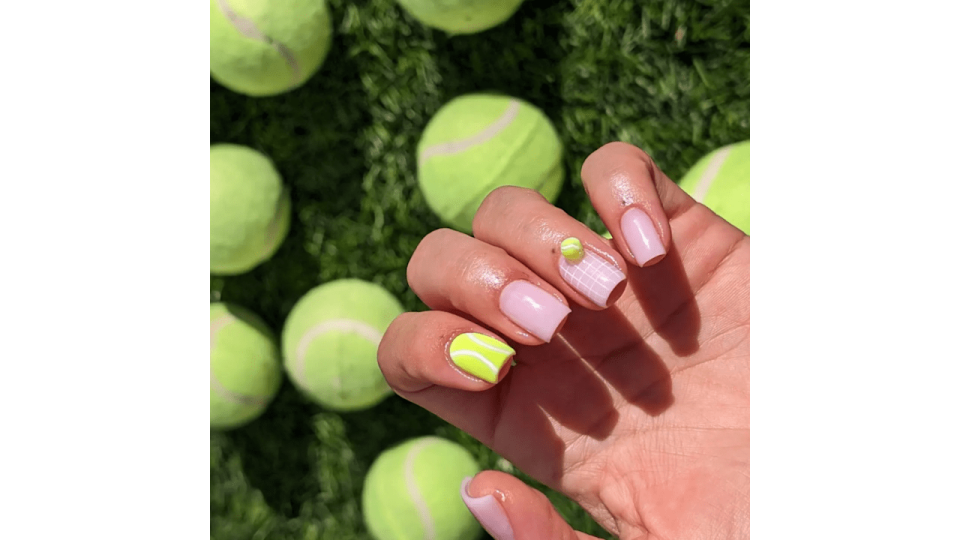 Tennis Net Detailing @nailsbysaskia_