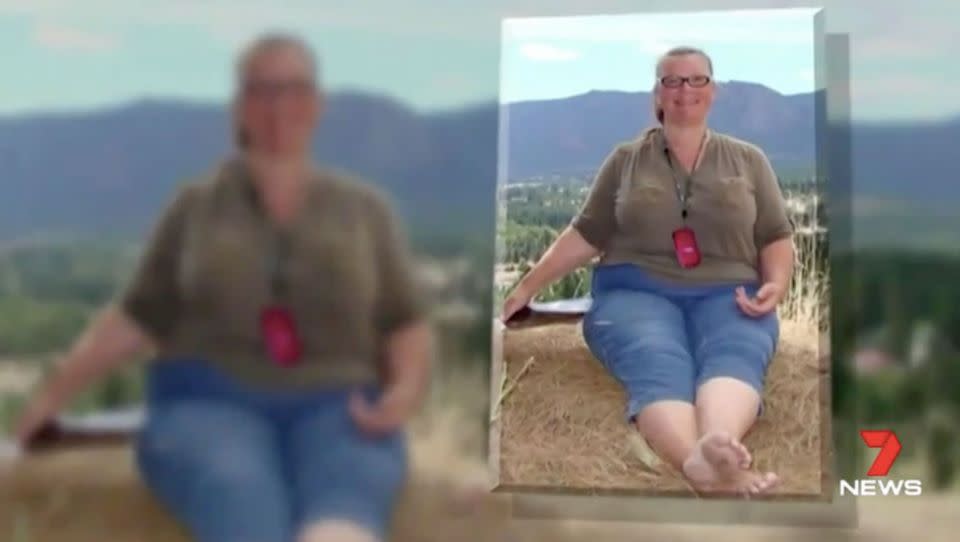 At her heaviest Lorna Shelton weighed close to 115 kg. Source: 7 News