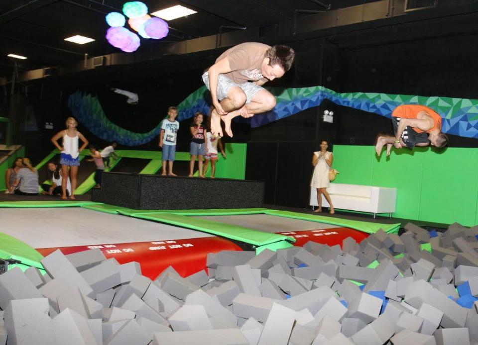 Jump at a Trampoline Park