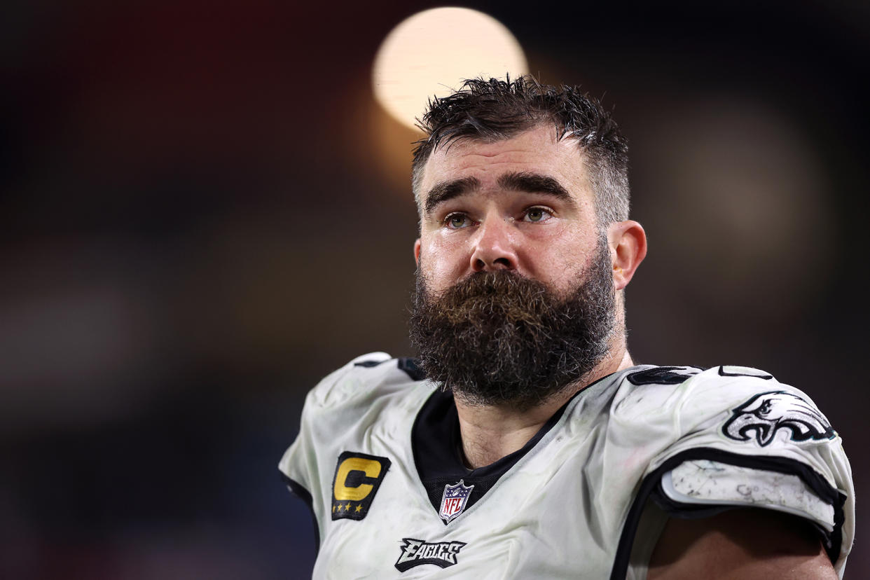 Jason Kelce Nearly Breaks Down Discussing 'Emotional' Eagles Loss, Addresses Retirement Reports