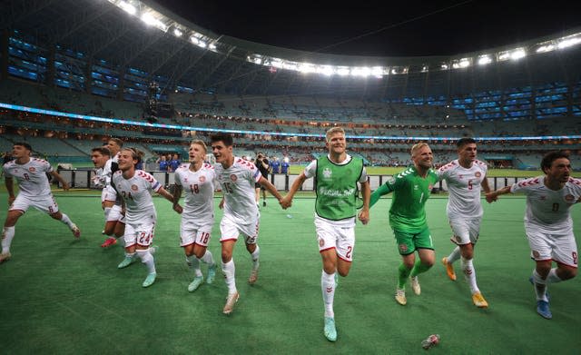 Denmark await England in the semi-finals 