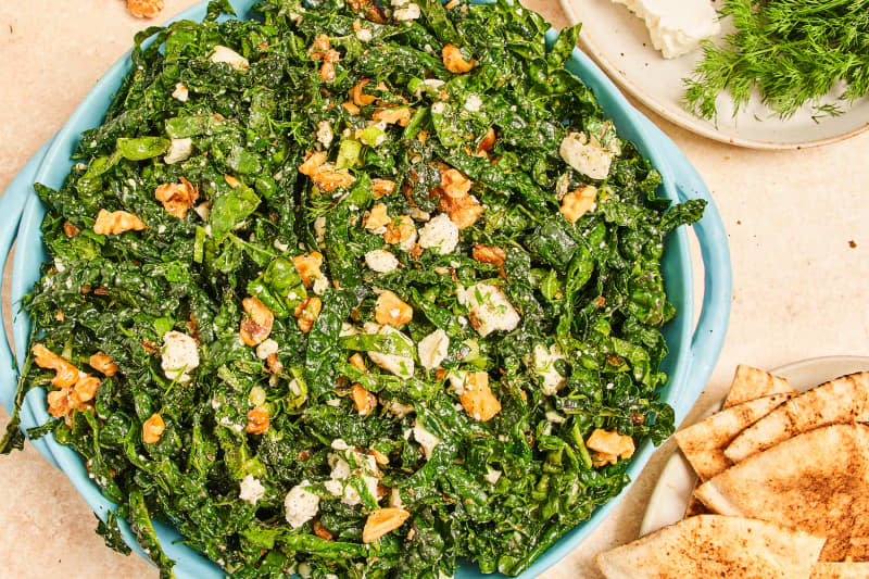 Spanakopita Kale Salad