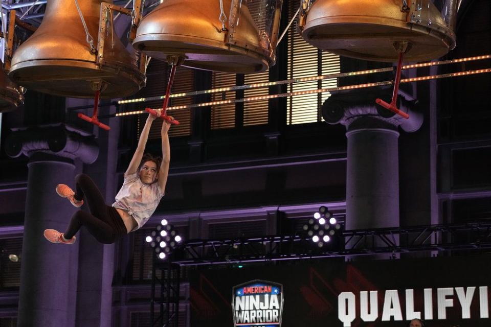 Violet Kepo’o competes on “American Ninja Warrior.” | Elizabeth Morris, NBC