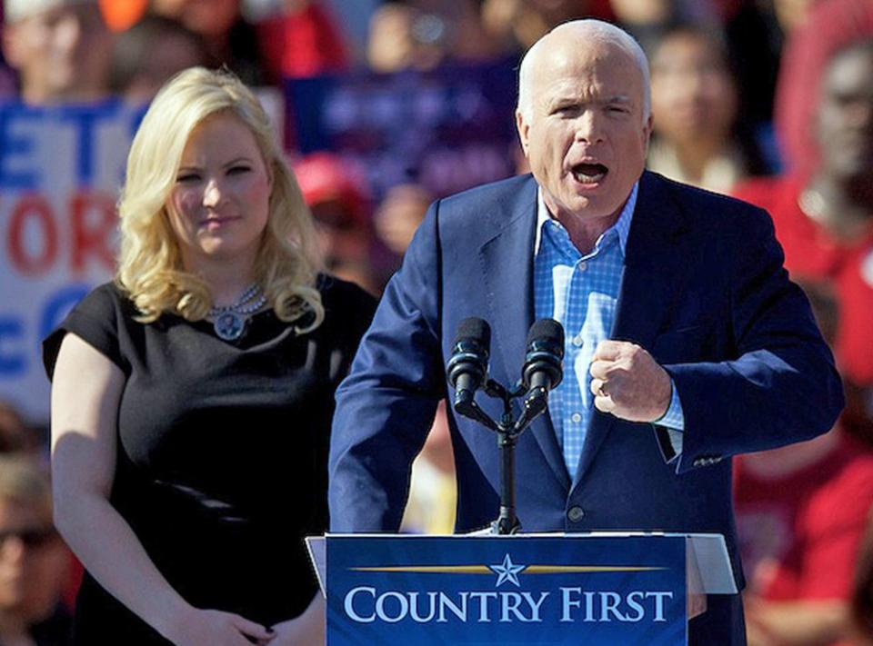 Meghan and John McCain