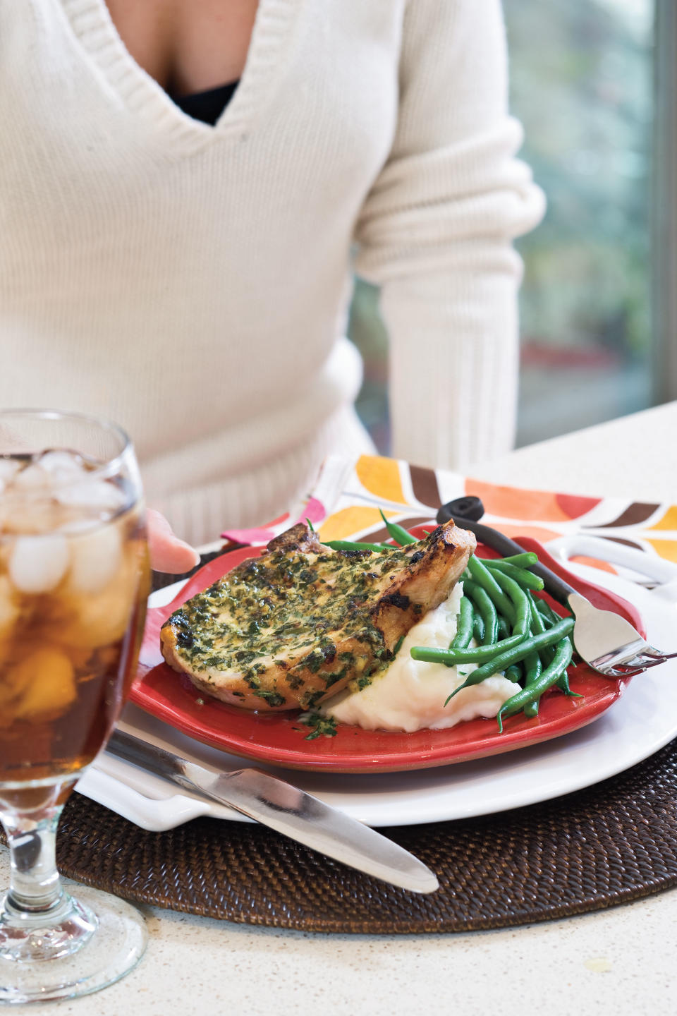 Pork Chops With Herb-Mustard Butter