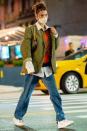 <p>Bella Hadid shows off her street style on Monday night as she heads home from dinner with friends in N.Y.C. </p>