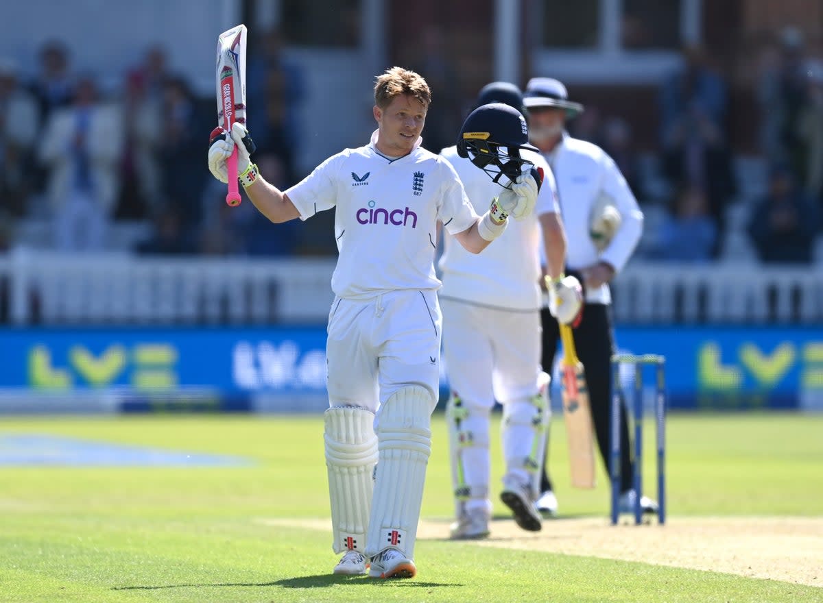 Ollie Pope scored 200 as England dominated with the bat against Ireland  (Getty)